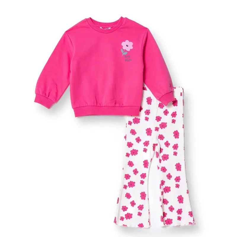Hellobaby Sweatshirt-Leggings - Pink 1