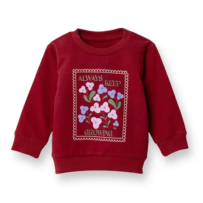 Hellobaby Sweatshirt - Maroon 1