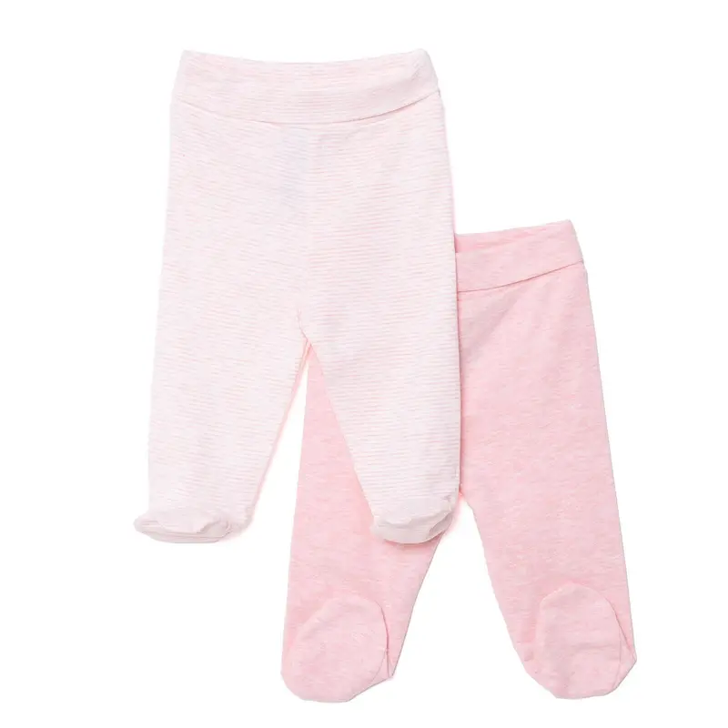 Hellobaby Unisex 2 Piece Footed Bottom - Pink 1