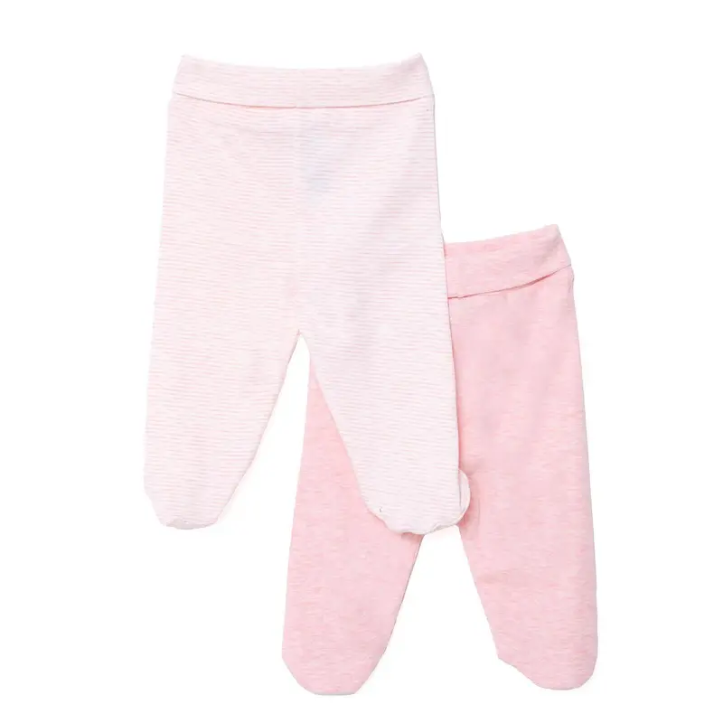 Hellobaby Unisex 2 Piece Footed Bottom - Pink 2
