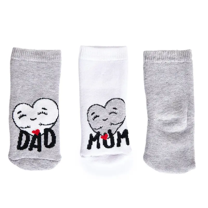 Hellobaby Unisex Chenille Socks 3 Pack - White 1