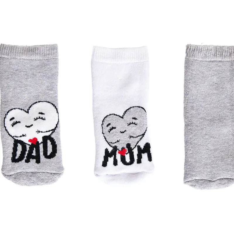 Hellobaby Unisex Chenille Socks 3 Pack - White 4