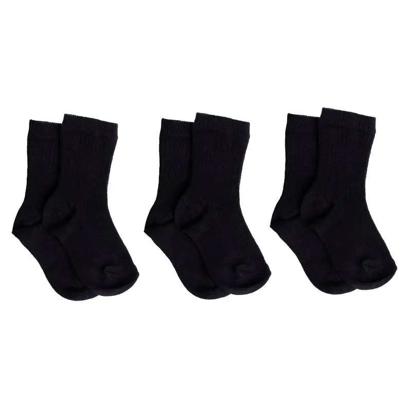 Hellobaby Unisex Socks 3 Pcs - Black 1