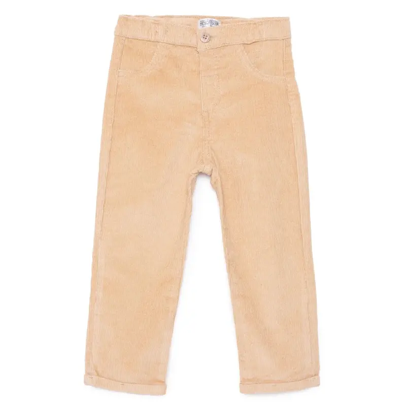 Hellobaby Velvet Trousers - Light Brown 1