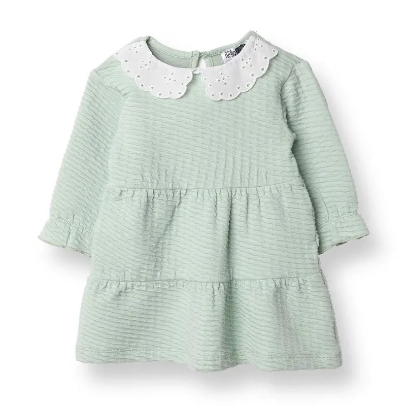 Hellobaby Winter Cherry Dress - Green 1