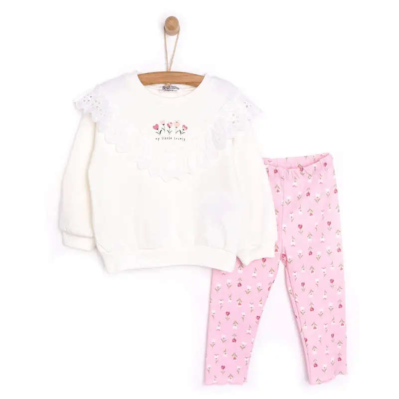 Hellobaby Winter Fairytale Leggings Set - Ecru 1