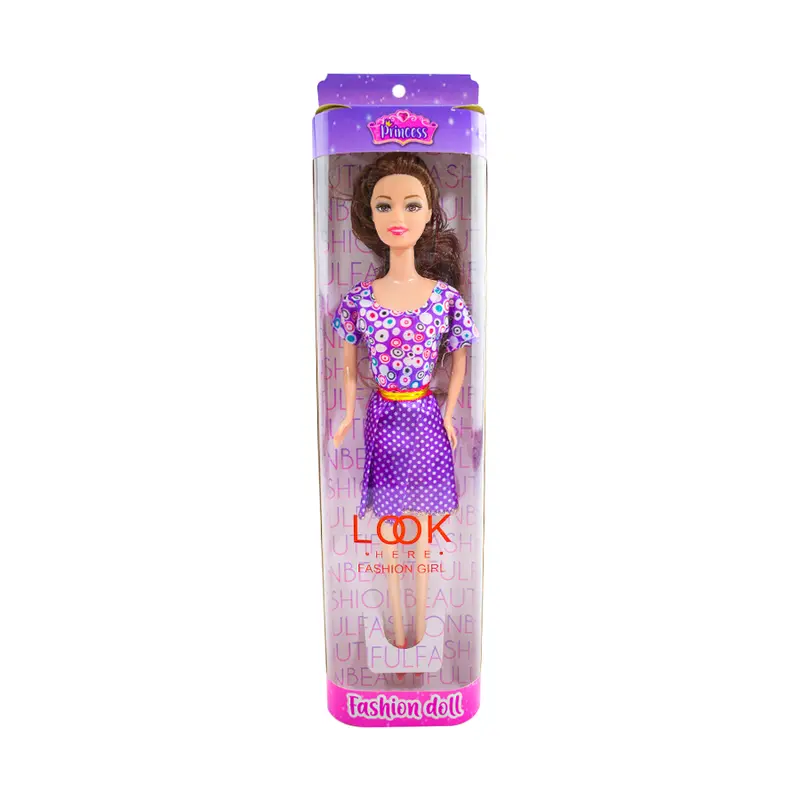 Hermosa Muñeca Emily Vestido Lavanda 2