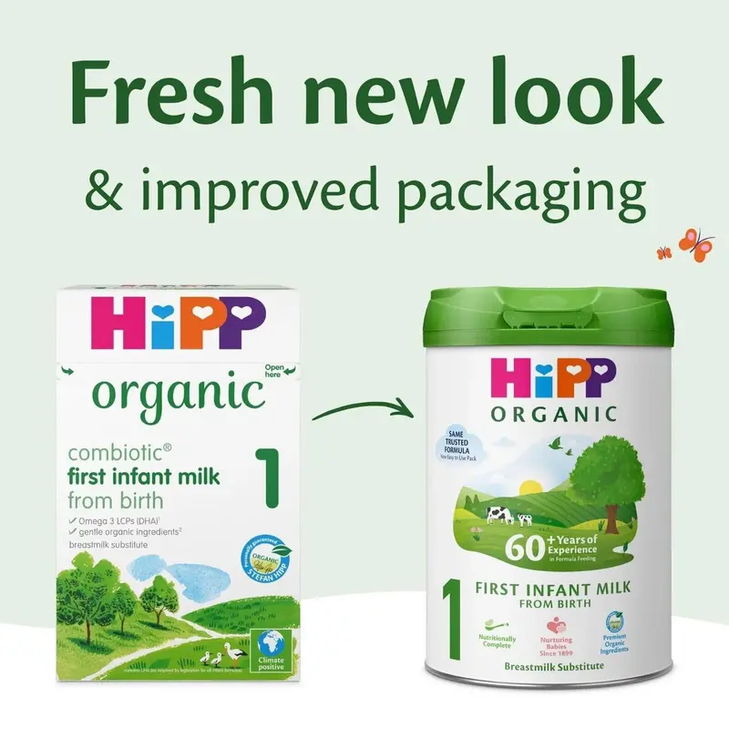 Hipp Organic 1 First Infant Baby Milk Formula From Birth 800G 2
