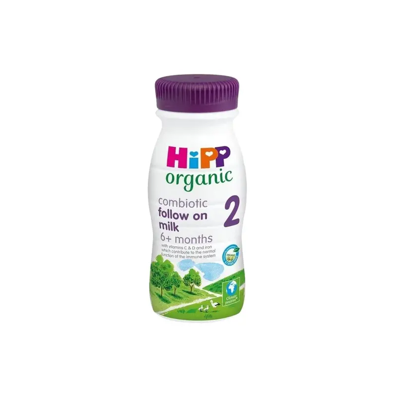 Hipp Organic 2 Follow On Ready To Feed Liquid Milk 6+ Months 200Ml 1