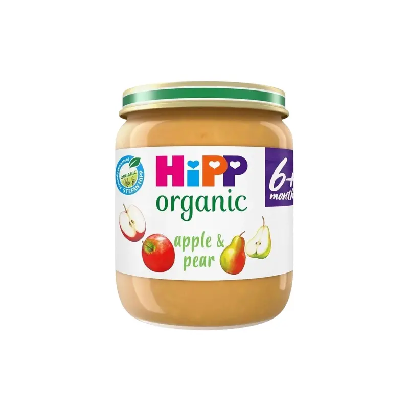 Hipp Organic Apple & Pear Jar 6+ Months 125G 1
