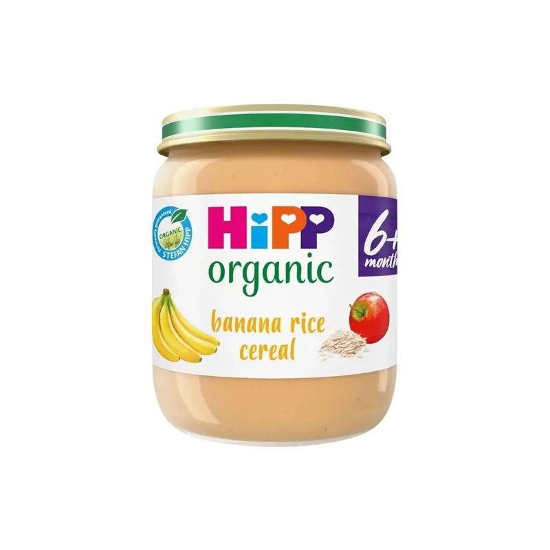 Hipp Organic Banana Rice Cereal Baby Food 6+ Months 125G 1