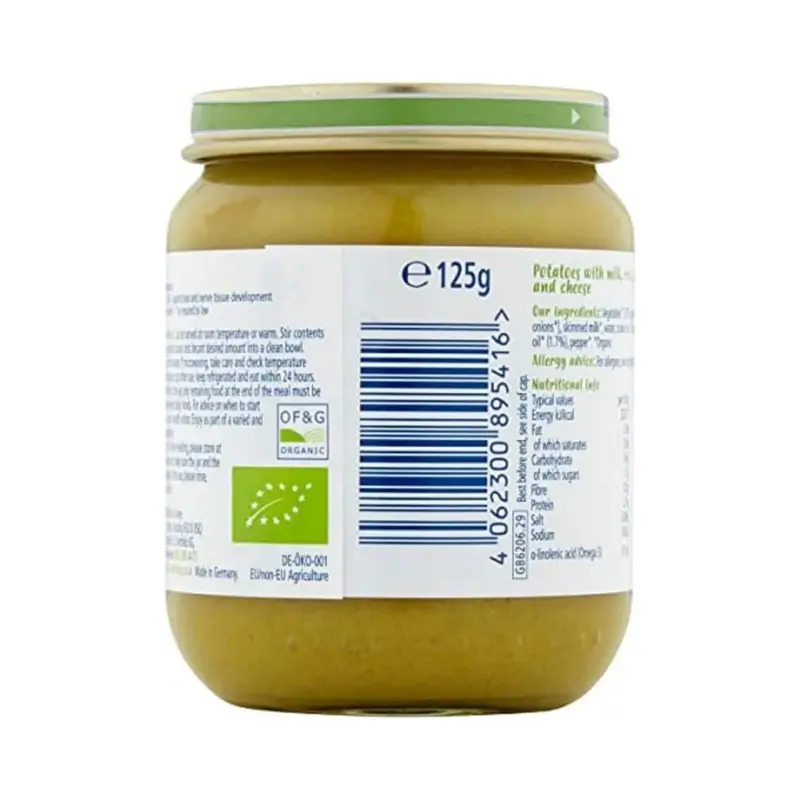 Hipp Organic Cheesy Potato & Spinach Bake Baby Food Jar 6+ Months 125G 2