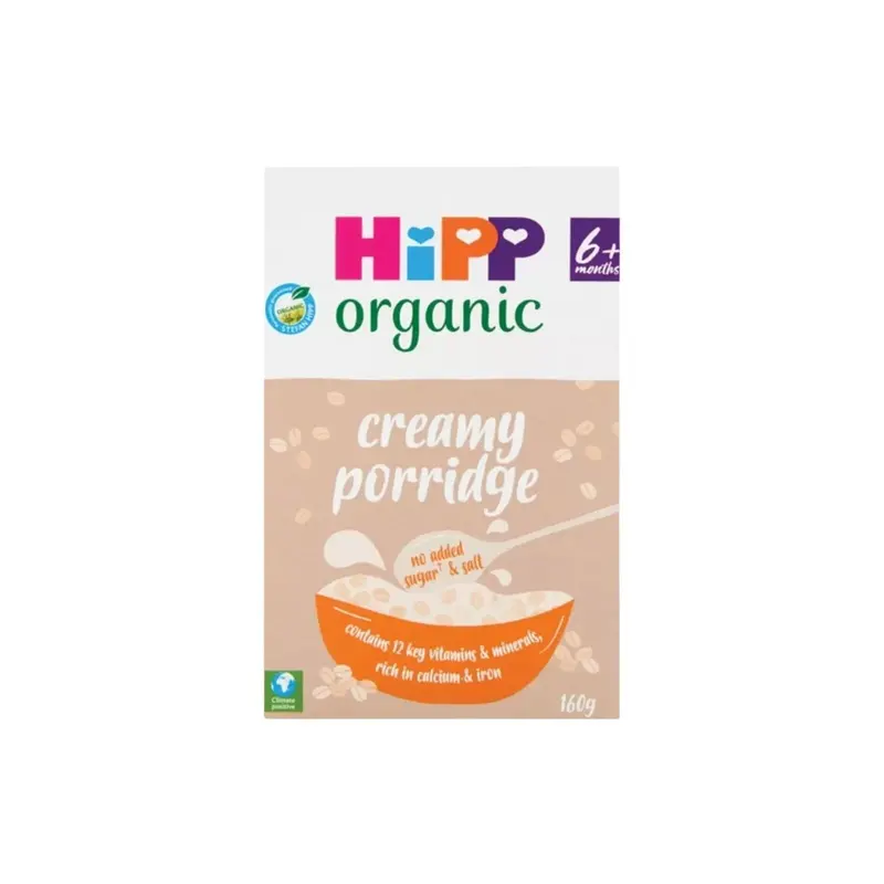 Hipp Organic Creamy Porridge Baby Cereal 6+ Months 160G 1
