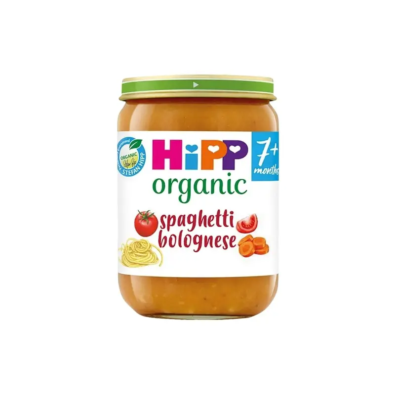 Hipp Organic Spaghetti Bolognese Baby Food Jar 7+ Months 190G 1