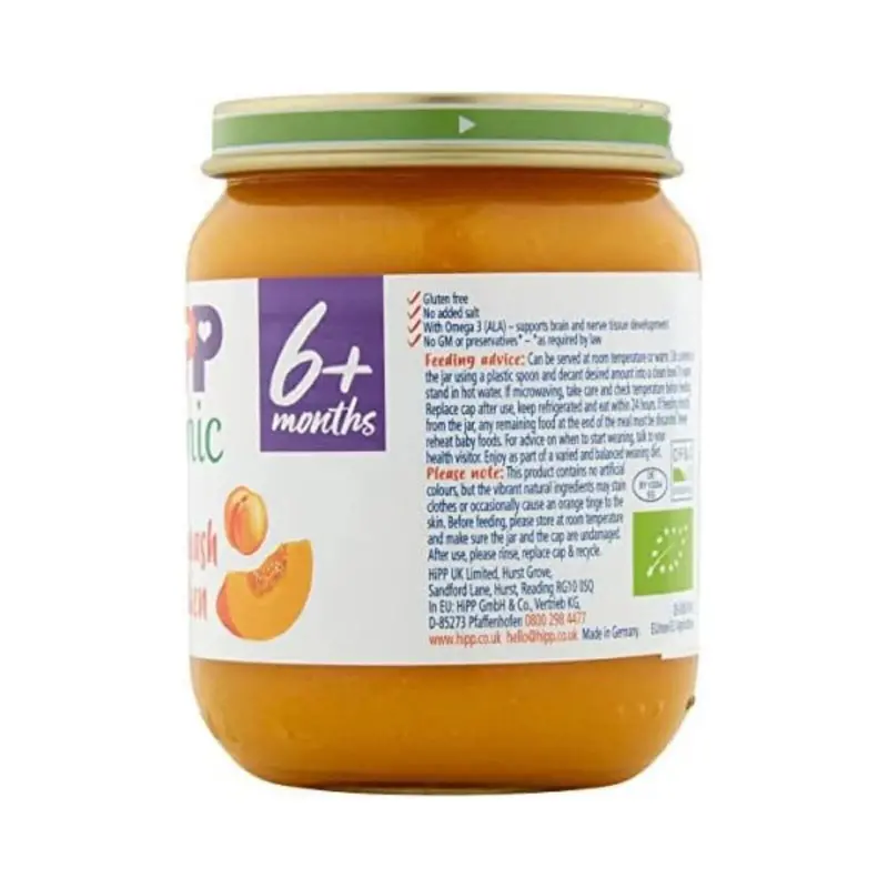 Hipp Organic Sweet Squash & Chicken Baby Food Jar 6+ Months 125G 2