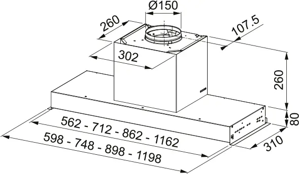 Hood In-Nova Zero Drip A90 P31/2 1
