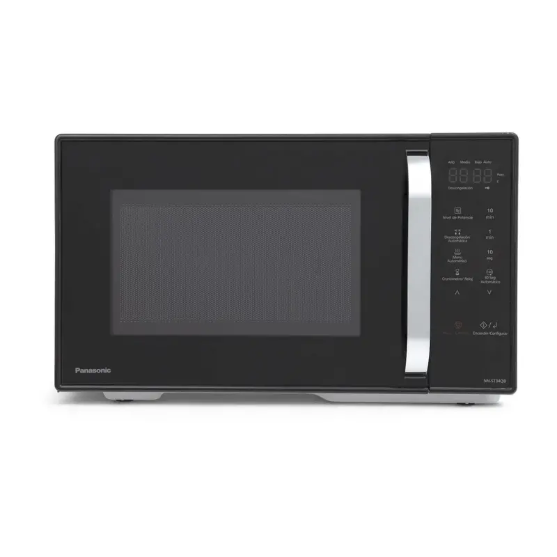 Horno De Microondas Panasonic 0.9 Pies Cúbicos Negro Nn-St34qbrph 1