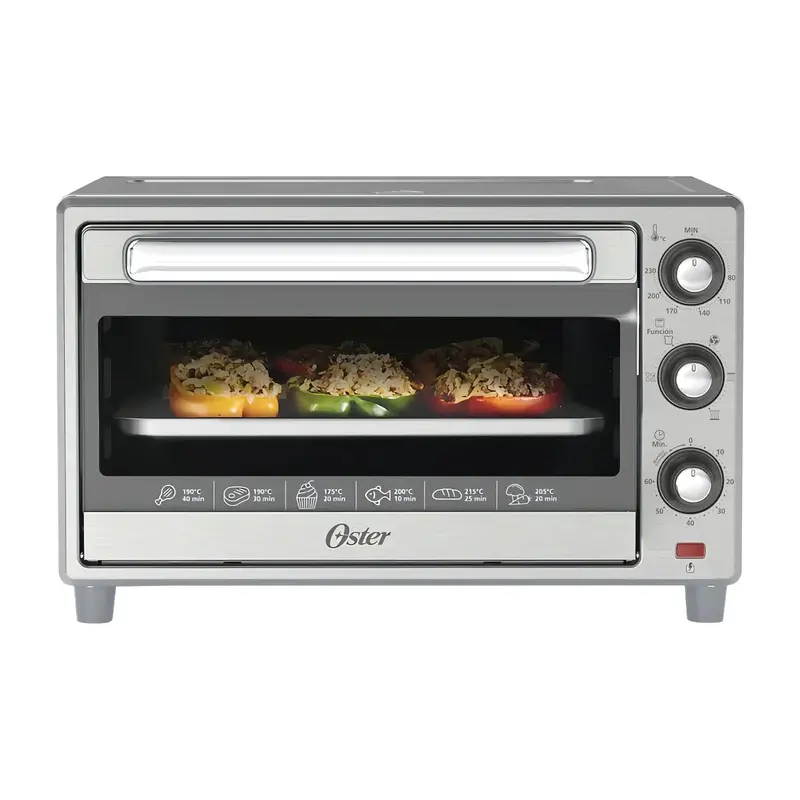 Horno Eléctrico Con Freidora De Aire Oster 35 Litros Gris Tssttvls35ns 1