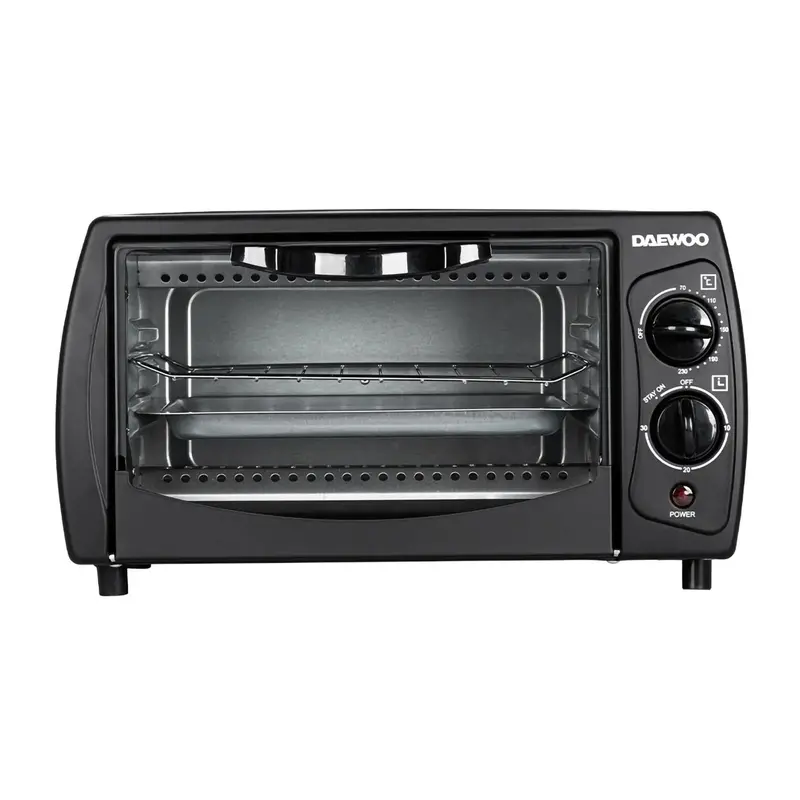 Horno Tostador Eléctrico Daewoo 9 Litros Negro Dot-1645 1