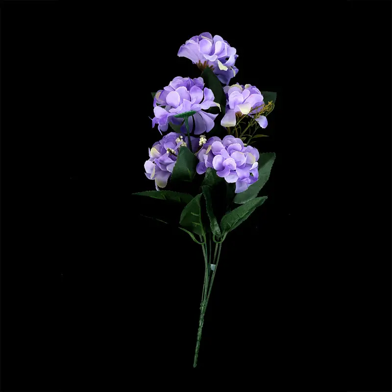 Hortencia Artificial Color Morado, Planta Artificial 1