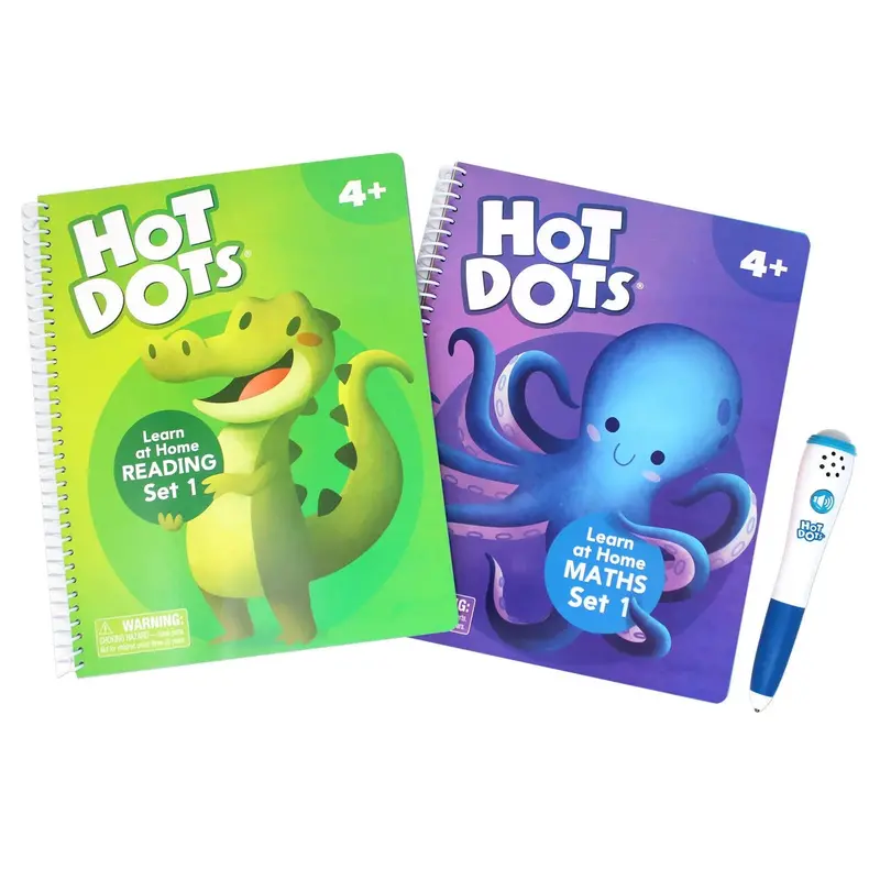 Hot Dots Learn At Home Reading & Maths Set 1 (4+ Years) 1