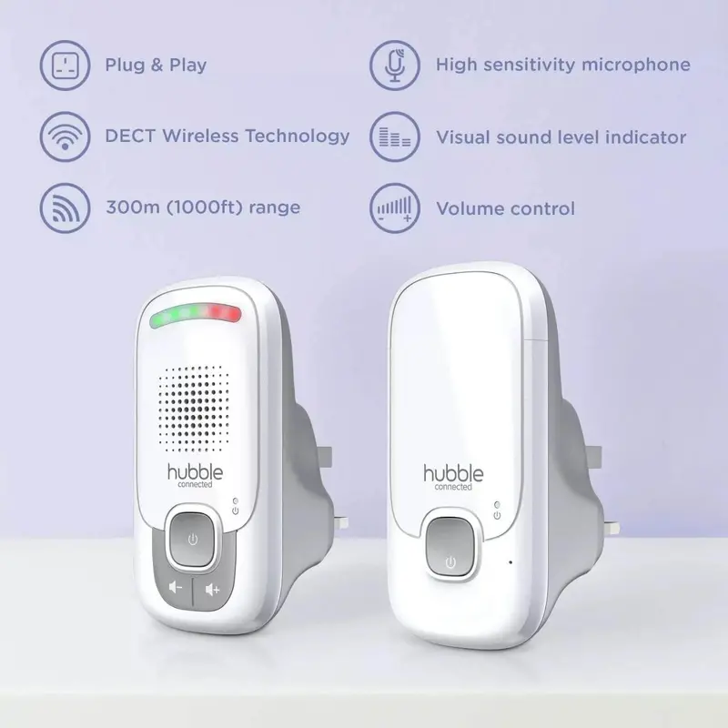 Hubble Listen Audio Baby Monitor 2