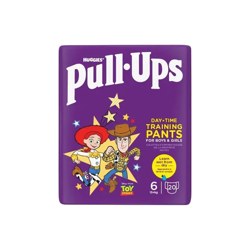 Huggies Pull-Ups Unisex Day Time Nappy Pants Size 6 - 20 Nappies 1