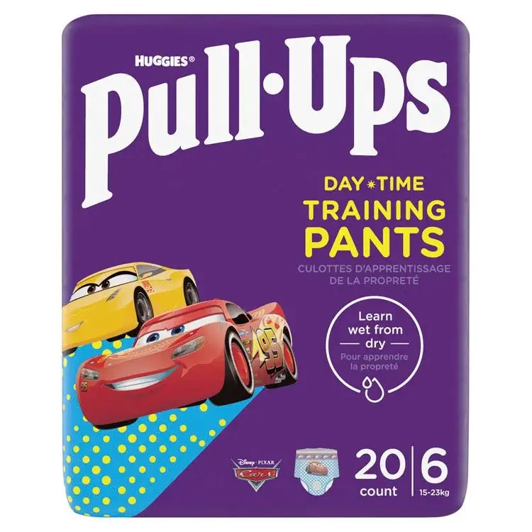Huggies Pull-Ups Unisex Day Time Nappy Pants Size 6 - 20 Nappies 1