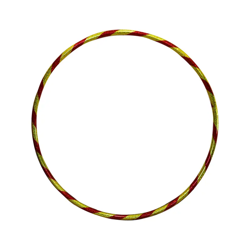 Hula Hoop De Plã¡Stico Color Rojo Con Dorado 2
