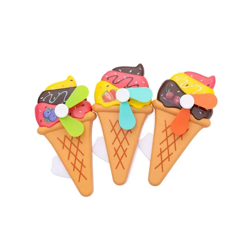 Hztb Ice Cream Big Hand Fan Assorted 1