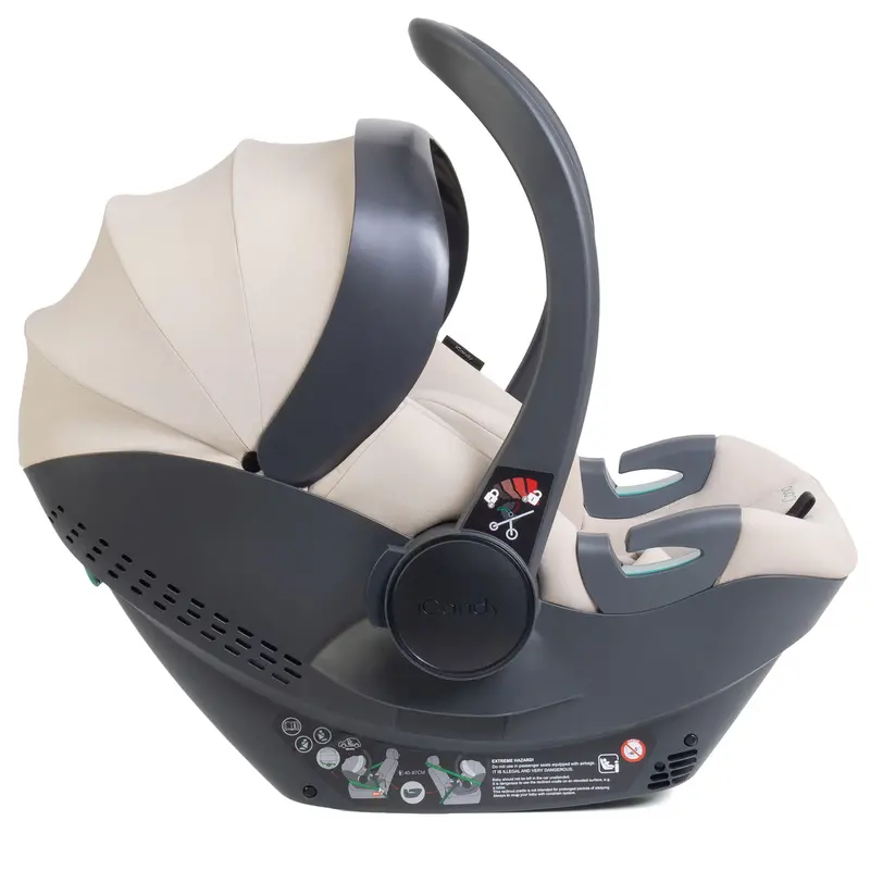 Icandy Cocoon 360 Infant Carrier & Base In Sandstone 2
