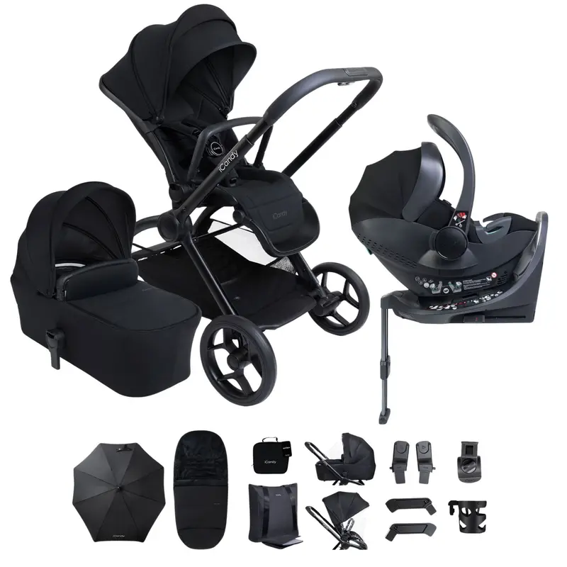 Icandy Core 2 Complete Bundle With Cocoon 360 In Black 1