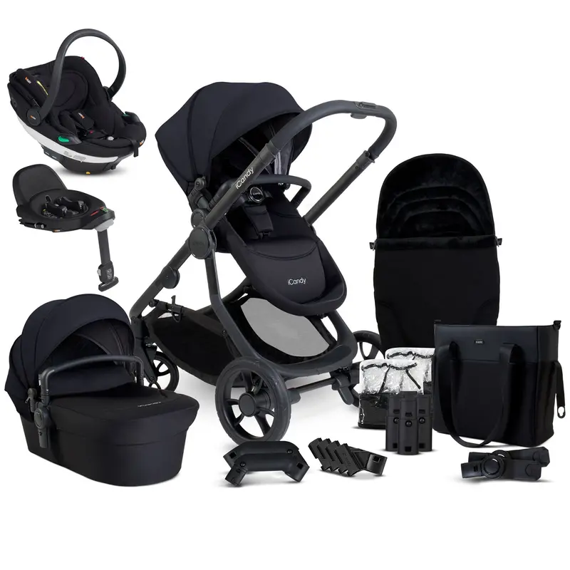 Icandy Orange 4 Besafe Travel System In Black Edition 1