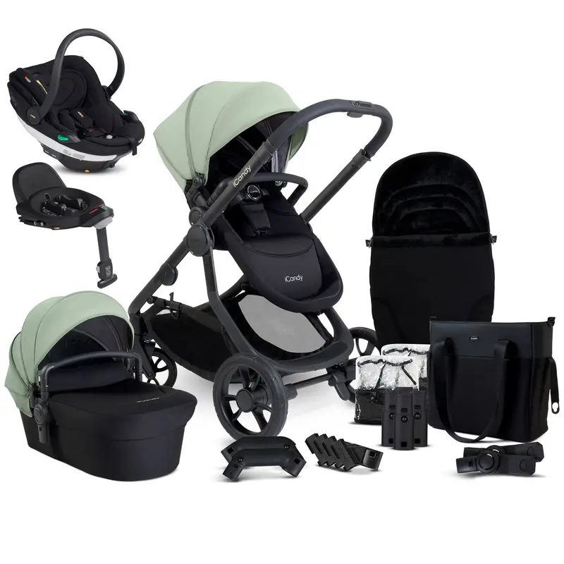 Icandy Orange 4 Besafe Travel System In Pistachio 1