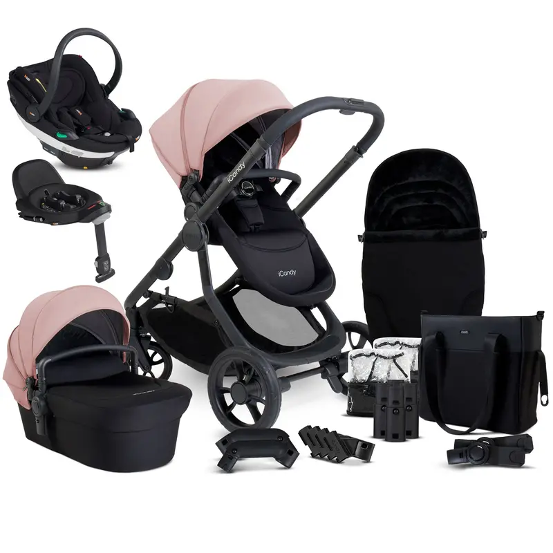 Icandy Orange 4 Besafe Travel System In Rose 1
