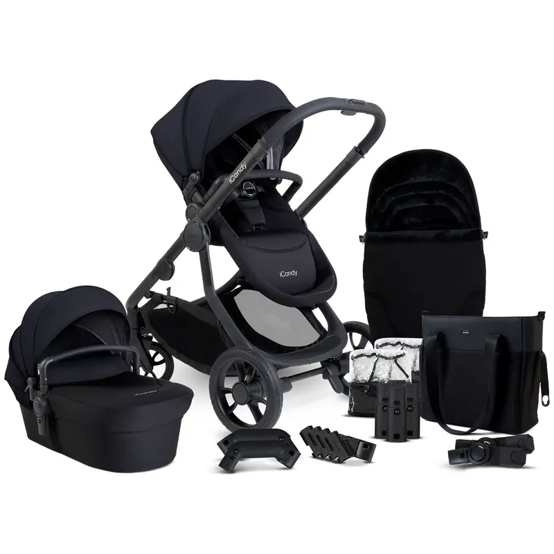 Icandy Orange 4 Complete Set In Black Edition 1