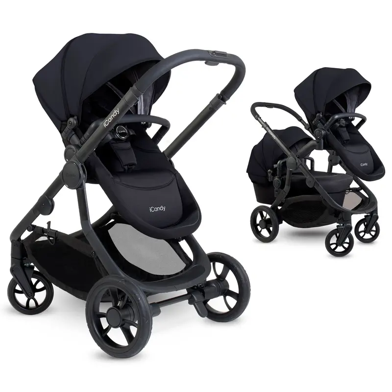 Icandy Orange 4 Complete Travel System With Cocoon In Black Edition 2