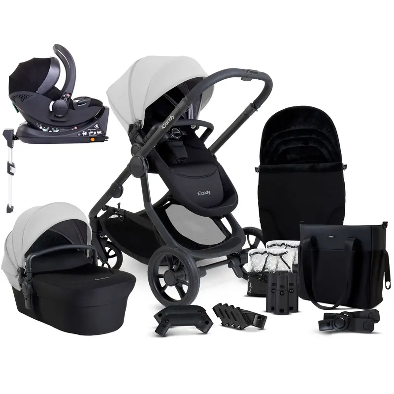 Icandy Orange 4 Complete Travel System With Cocoon In Glacier 1