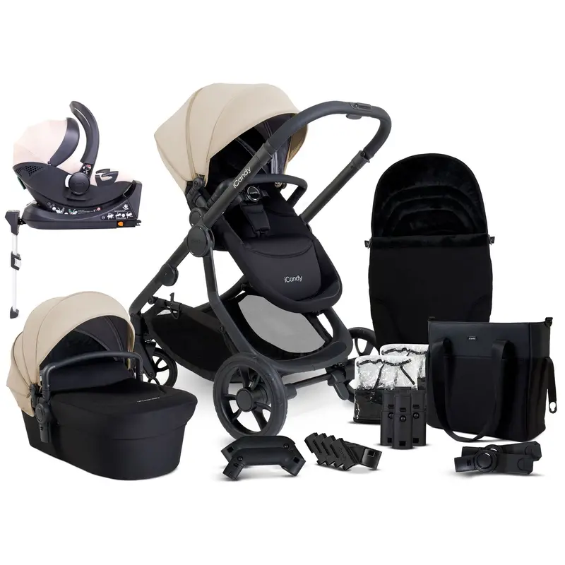 Icandy Orange 4 Complete Travel System With Cocoon In Latte 1