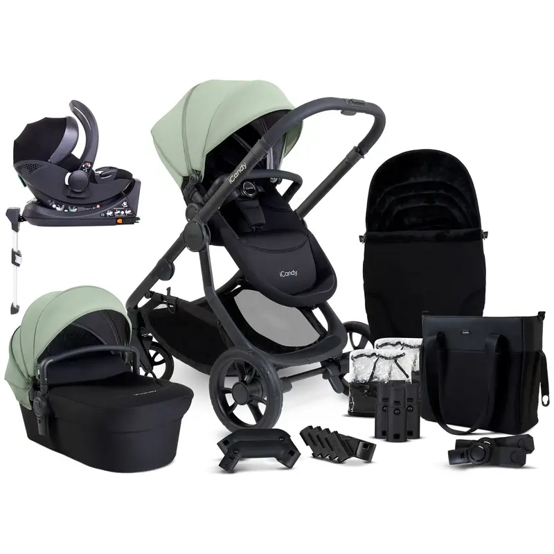 Icandy Orange 4 Complete Travel System With Cocoon In Pistachio 1