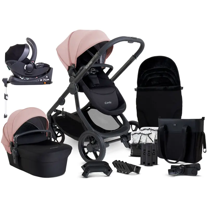 Icandy Orange 4 Complete Travel System With Cocoon In Rose 1