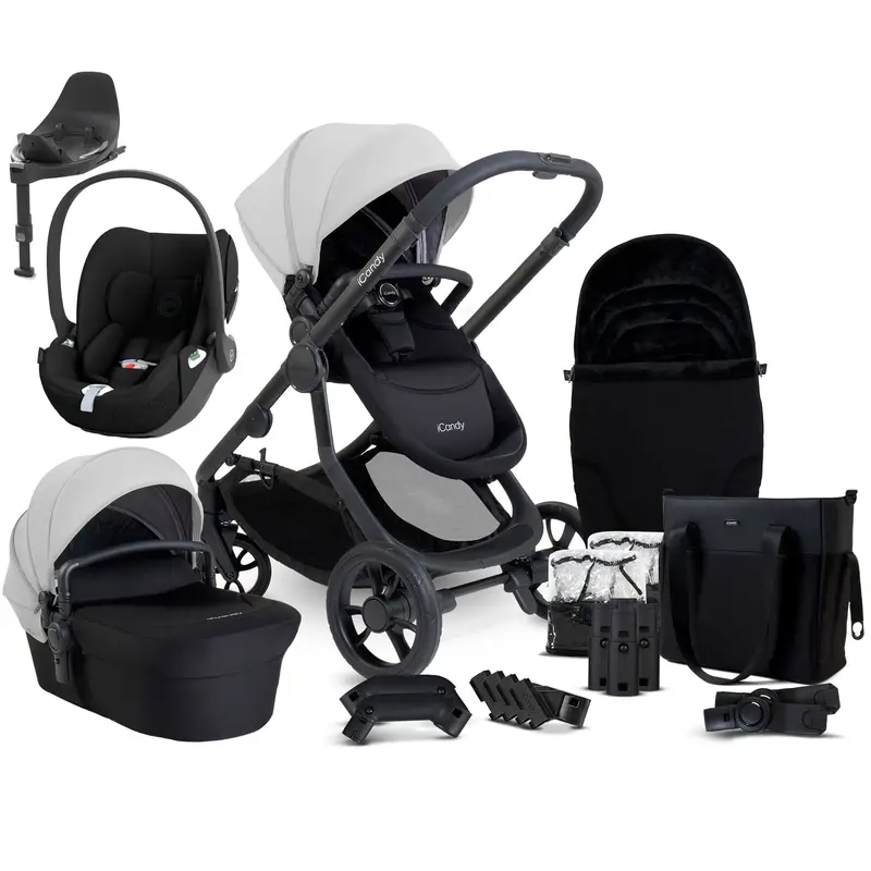 Icandy Orange 4 Cybex Travel System In Glacier 1