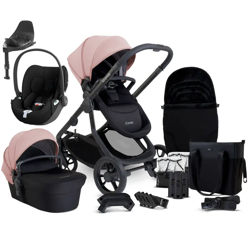 Icandy Orange 4 Cybex Travel System In Rose 1