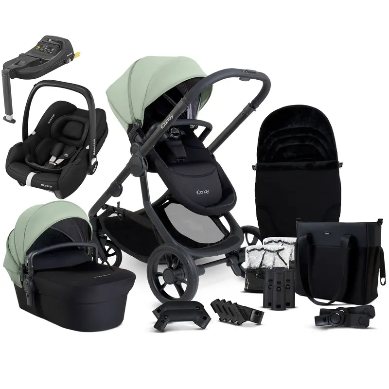 Icandy Orange 4 Maxi-Cosi Travel System In Pistachio 1