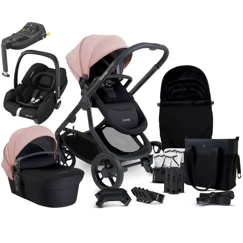 Icandy Orange 4 Maxi-Cosi Travel System In Rose 1