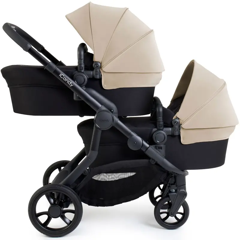 Icandy Orange 4 Twin Complete Cocoon Travel System In Latte 2