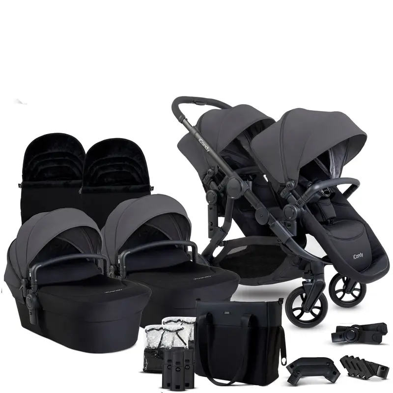 Icandy Orange 4 Twin Complete Set In Fossil 1