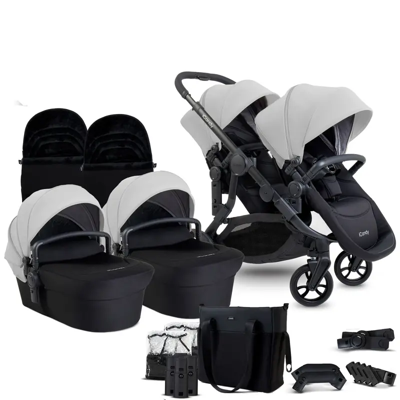 Icandy Orange 4 Twin Complete Set In Glacier 1
