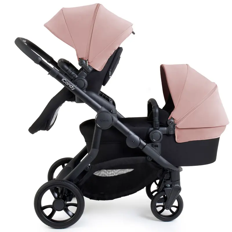 Icandy Orange 4 Twin Cybex Travel System In Rose 2