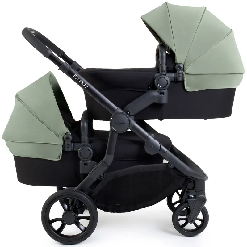 Icandy Orange 4 Twin Maxi-Cosi Travel System In Pistachio 3